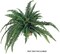 2-Pack – 48" Artificial Boston Ferns with 48 Silk Fronds Each – Lifelike Faux Hanging Plants for Outdoor & Indoor Use – Realistic Greenery for Baskets, Planters & Home Decor